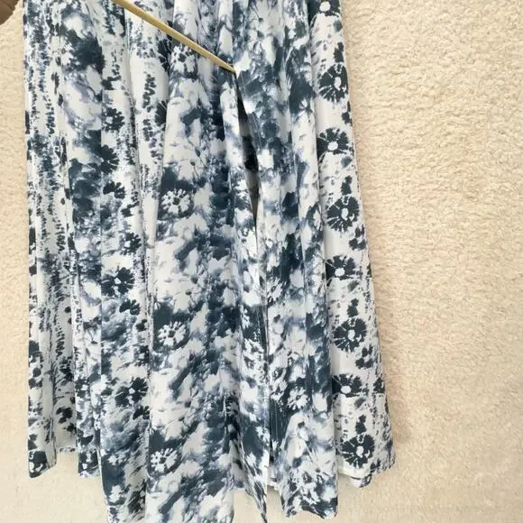 Japna Maxi Dress Women Size Medium Strapless Ruffle Tie Dye Tassel Boho Beach - Picture 8 of 12